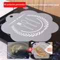 Oil-proof silicone induction cooker protection pad